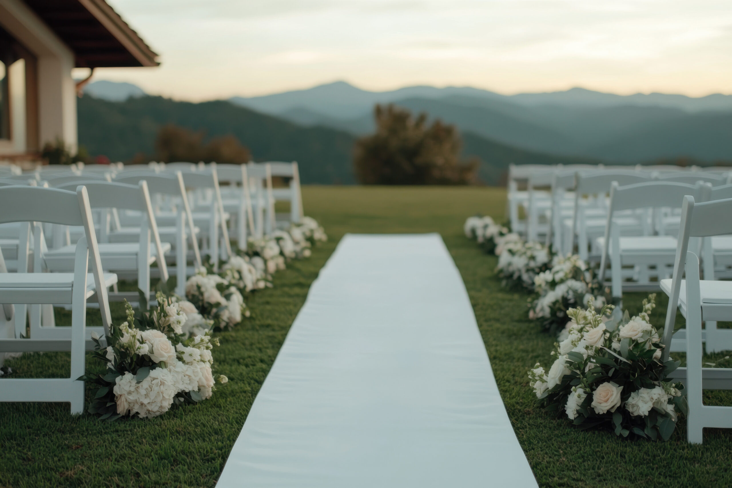 Beautiful outdoor wedding venue