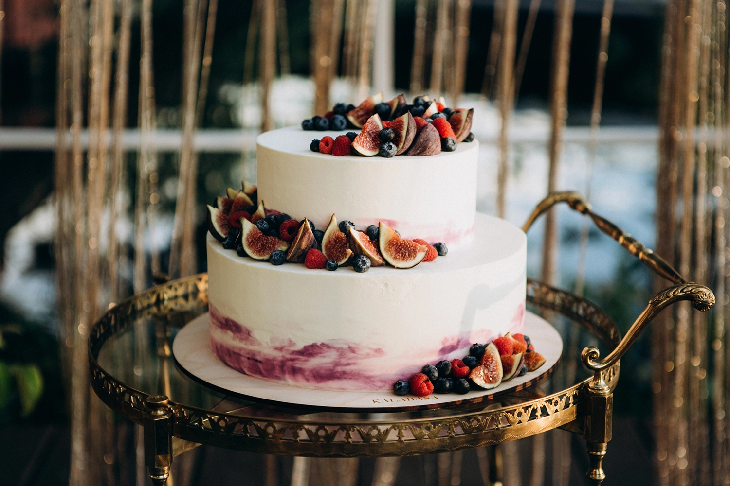 two teir wedding cake